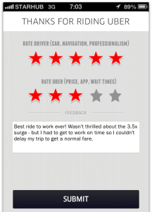 Can Employees be rated like how OLA or UBER rates the performance of