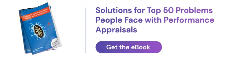 E-Book Solutions for top 50 Problems people face with performance appraisals