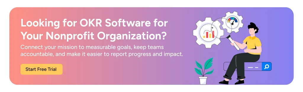 CAT banner inviting visitors to Try Synergita OKR software