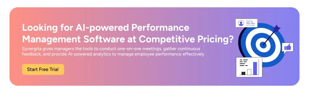 Synergita cta banner of performance management software