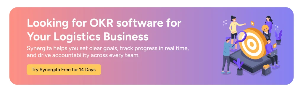 Synergita OKR software CTA inviting visitors to start a free trial
