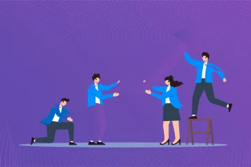 Cross-functional-teams-collaborating-to-overcome-OKR-implementation-challenges-scaled.