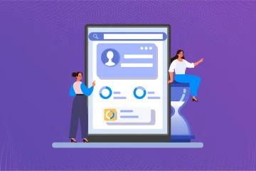 Team-discussing-when-selecting-a-performance-management-software