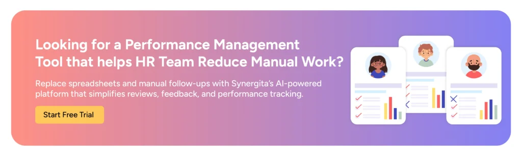 cta of synergita performance management tool
