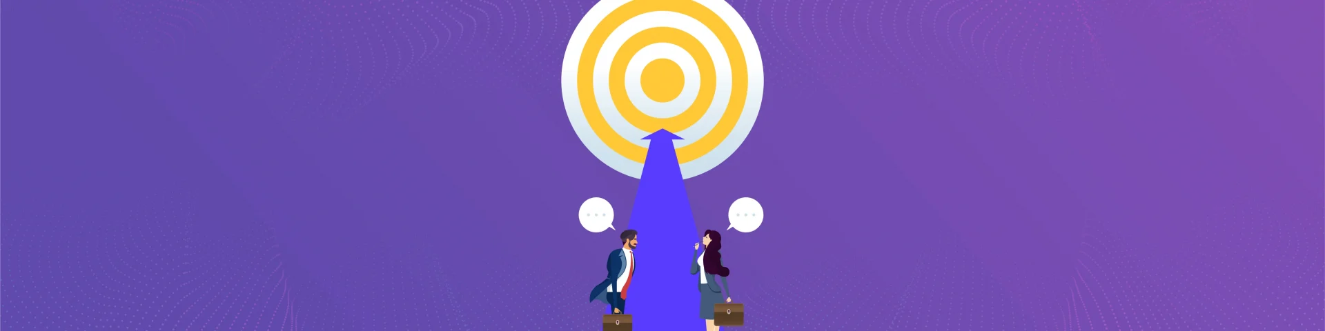 Managers discussing the difference between goals and objectives