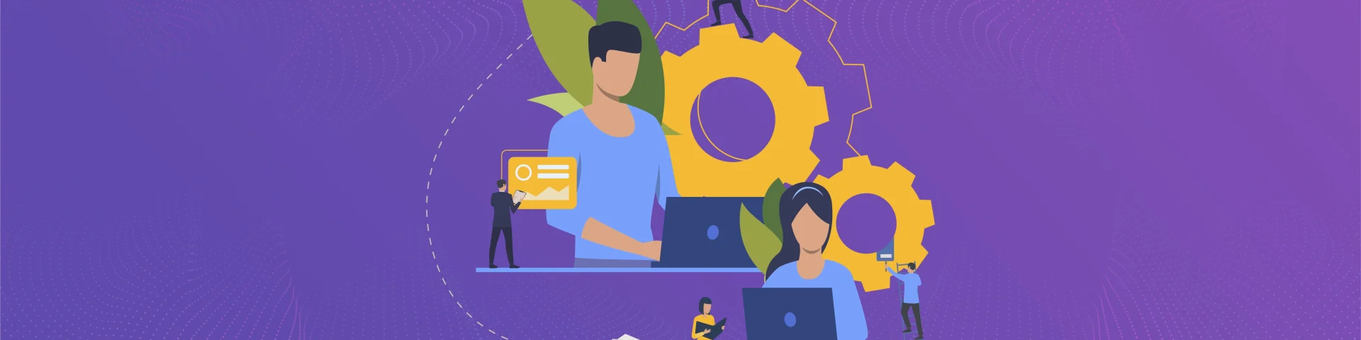 “Best OKR Software for Hybrid Teams” highlighting collaboration, goal tracking, and hybrid teamwork