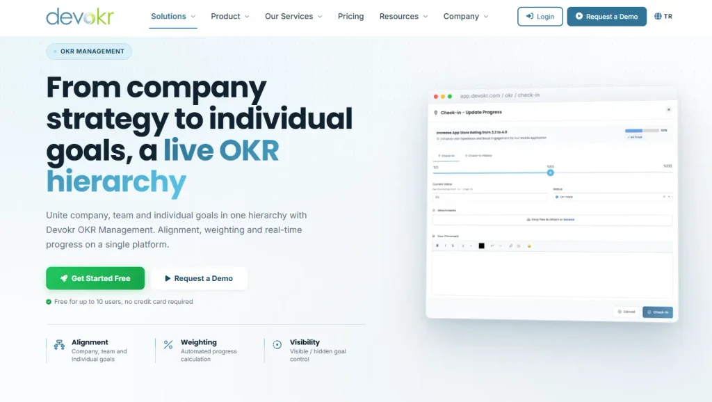Devokr homepage