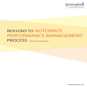 Reasons to Automate Performance Management Process Whitepaper